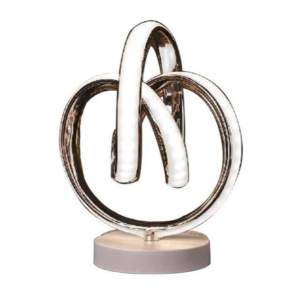 Minimalist LED Table Lamp - Curved Design for Stylish Home Decor Black NALANI