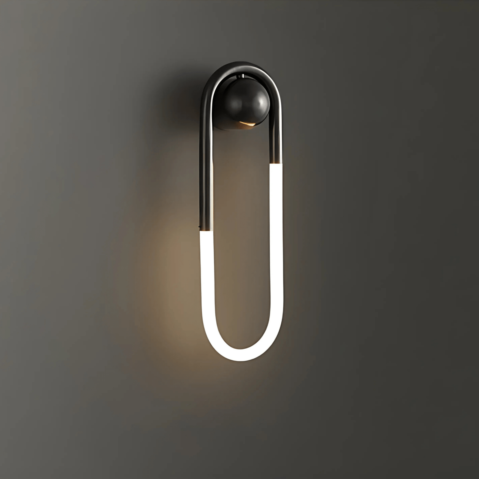 Minimalist Pendant Light in Brushed Brass or Satin Black NALANI