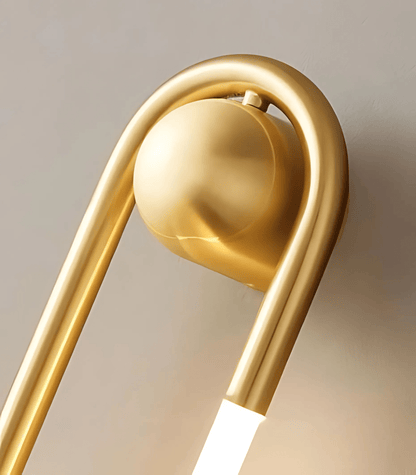 Minimalist Pendant Light in Brushed Brass or Satin Black NALANI