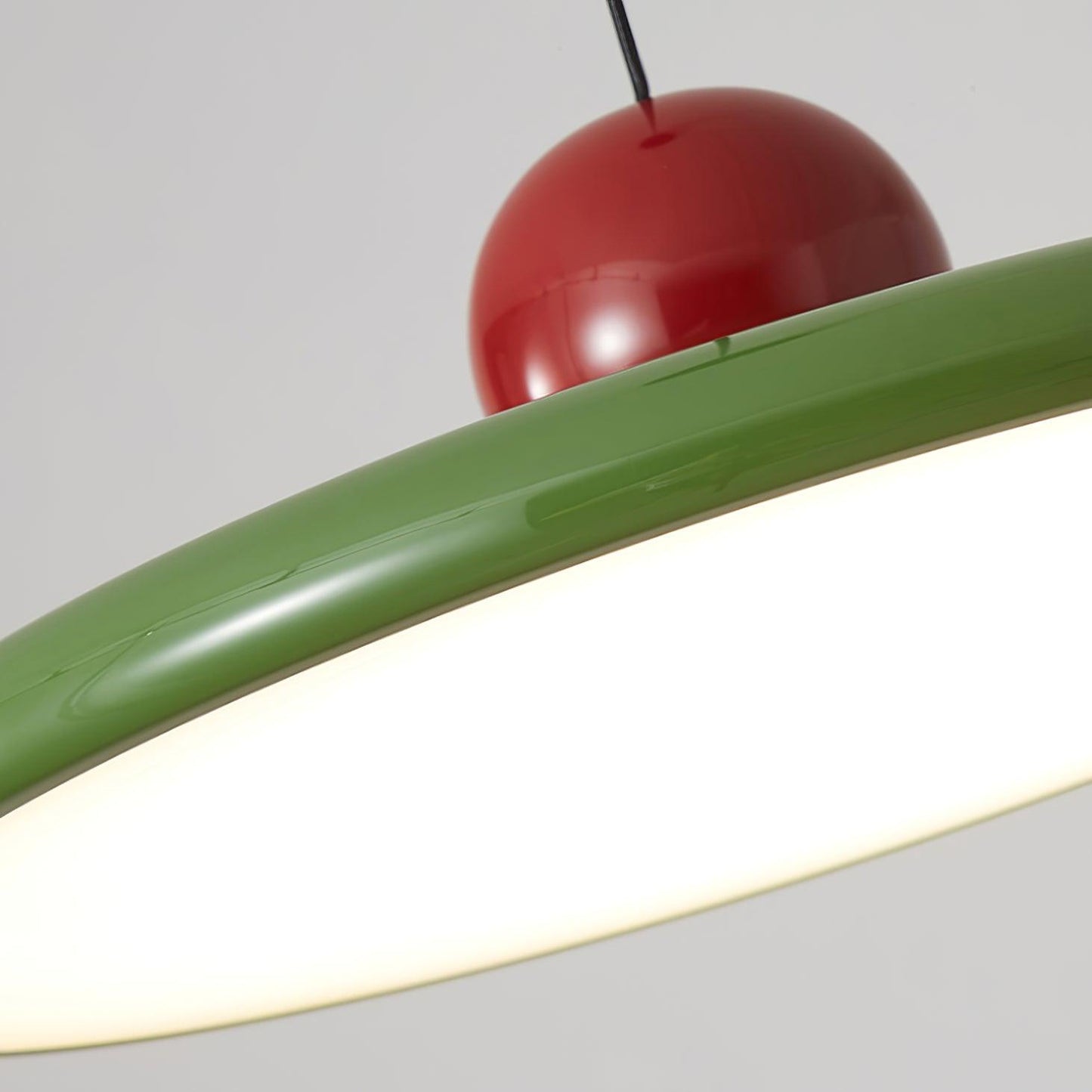 Minimalist Round Disk Pendant Light With Warm Glow NALANI