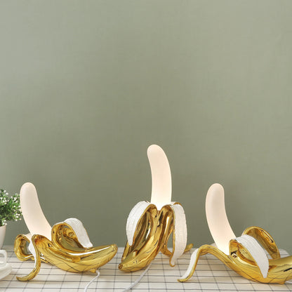 Modern Banana Table Lamp Unique Whimsical Lighting Home Decor NALANI