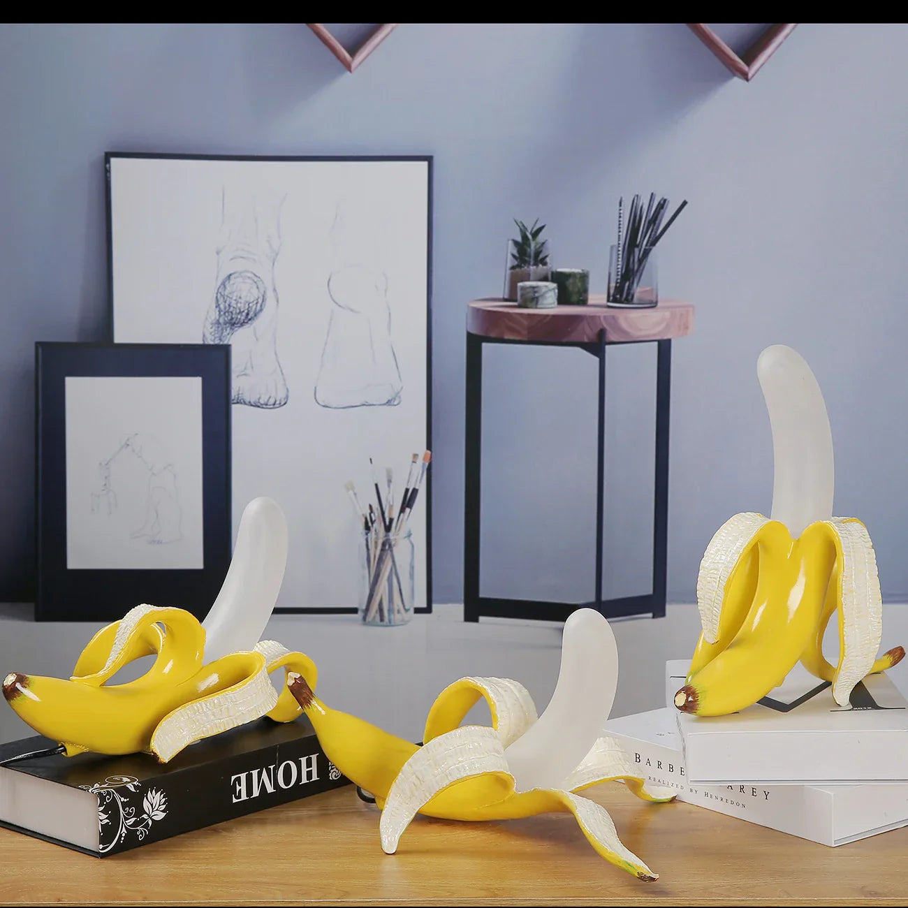 Modern Banana Table Lamp Unique Whimsical Lighting Home Decor NALANI