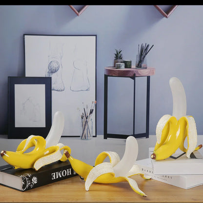 Modern Banana Table Lamp Unique Whimsical Lighting Home Decor NALANI