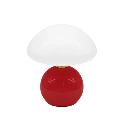 Modern Bed Lamp with Full Spectrum Lighting for Cozy Ambiance Red NALANI