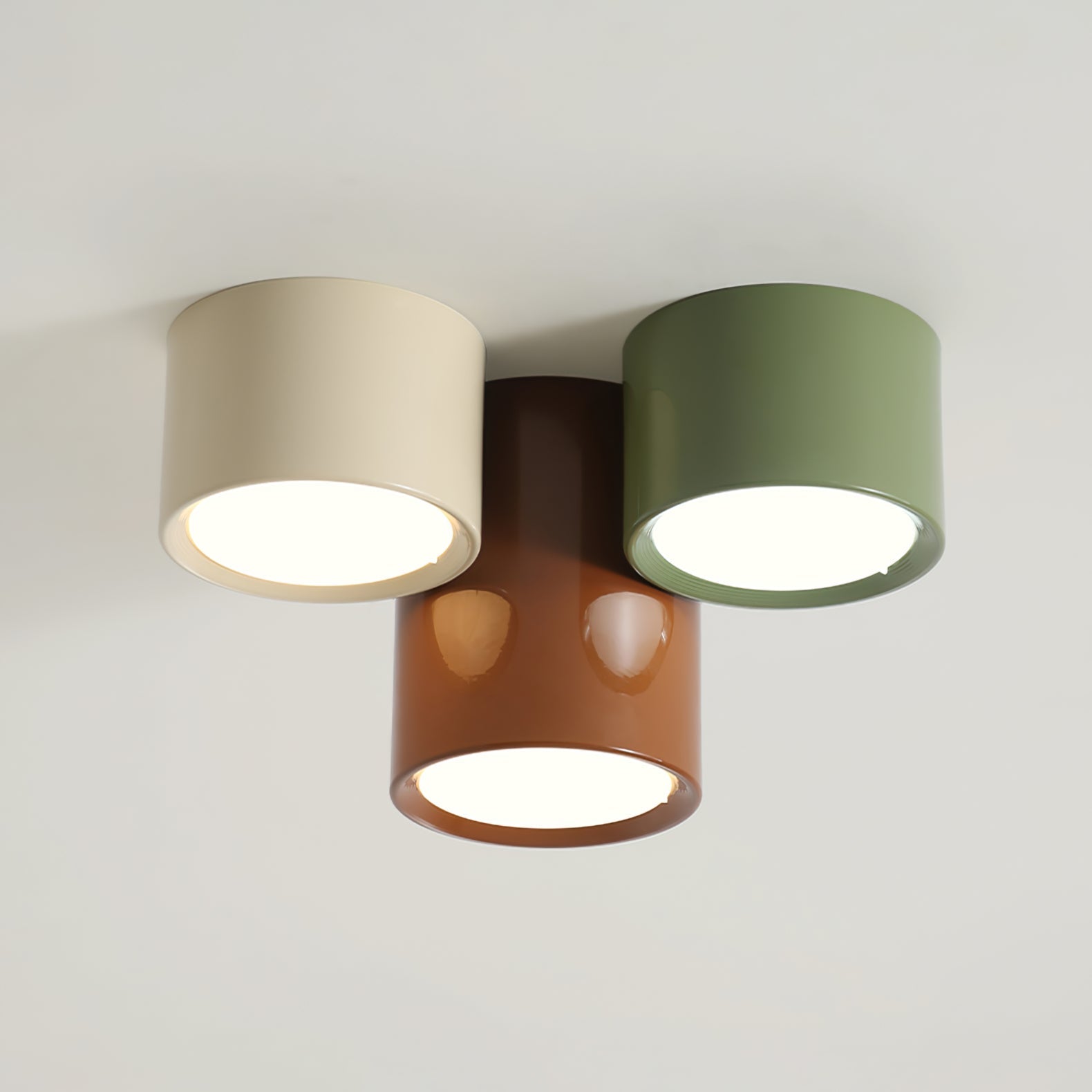 Modern Cylindrical Metal Ceiling Light For Hallways NALANI