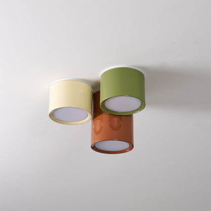 Modern Cylindrical Metal Ceiling Light For Hallways NALANI