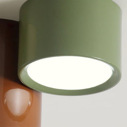 Modern Cylindrical Metal Ceiling Light For Hallways NALANI