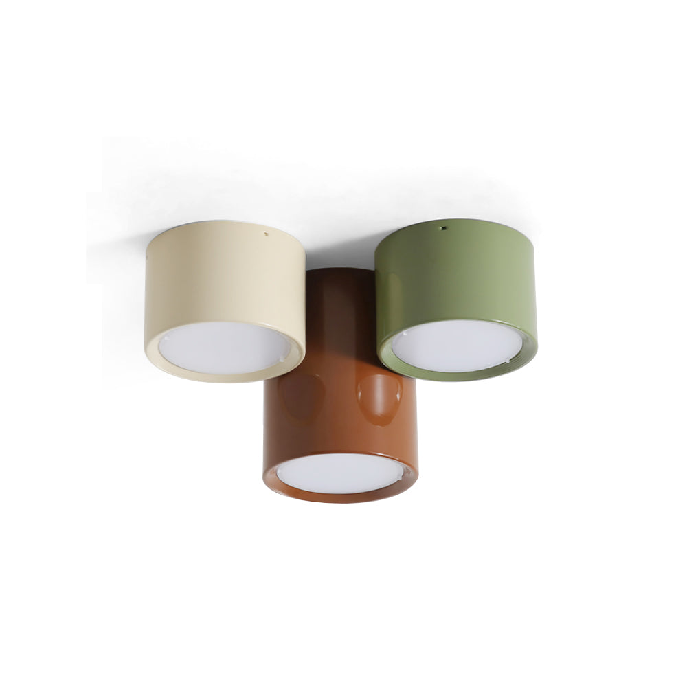 Modern Cylindrical Metal Ceiling Light For Hallways NALANI