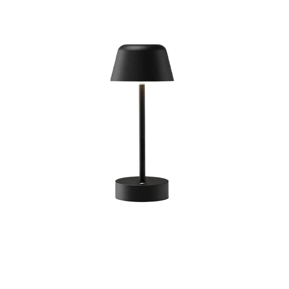 Modern Dimmable Rechargeable Table Lamp USB Charging Black NALANI