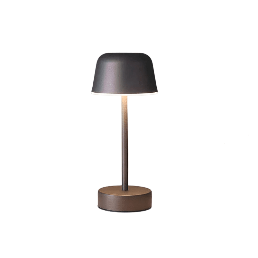 Modern Dimmable Rechargeable Table Lamp USB Charging Dark Grey NALANI
