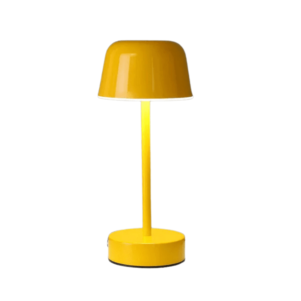 Modern Dimmable Rechargeable Table Lamp USB Charging Yellow NALANI