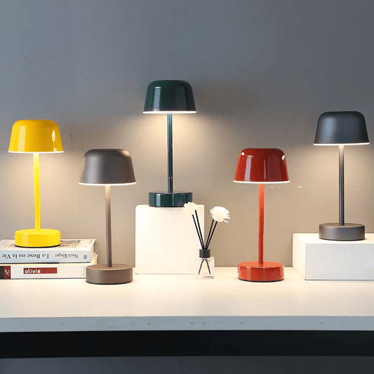 Modern Dimmable Rechargeable Table Lamp USB Charging NALANI