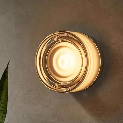 Modern Glass Shade LED Wall Light for Living Rooms Ambient NALANI