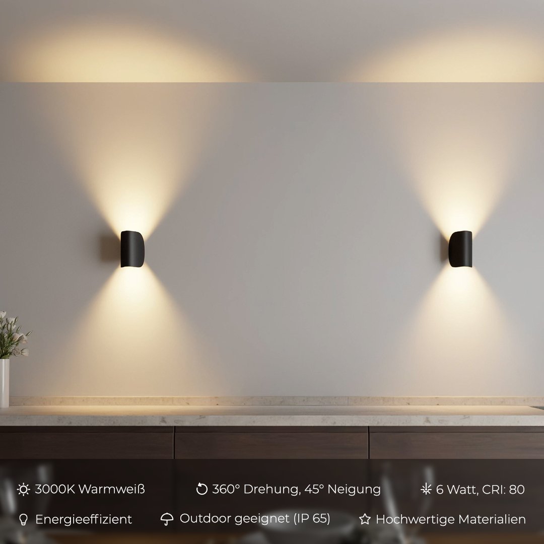 Modern Indoor Outdoor Wall Lamp For Home Decor Lighting NALANI