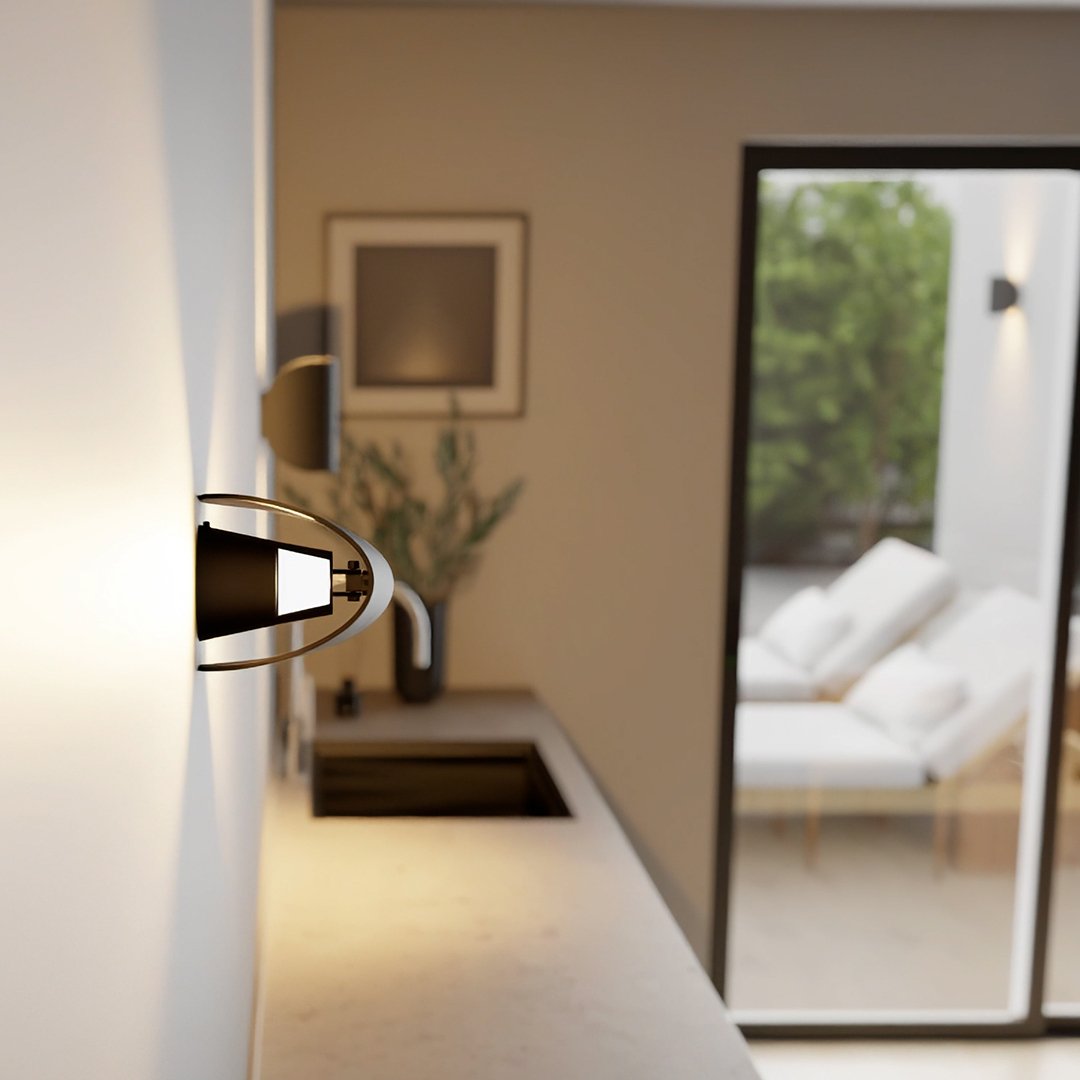 Modern Indoor Outdoor Wall Lamp For Home Decor Lighting NALANI