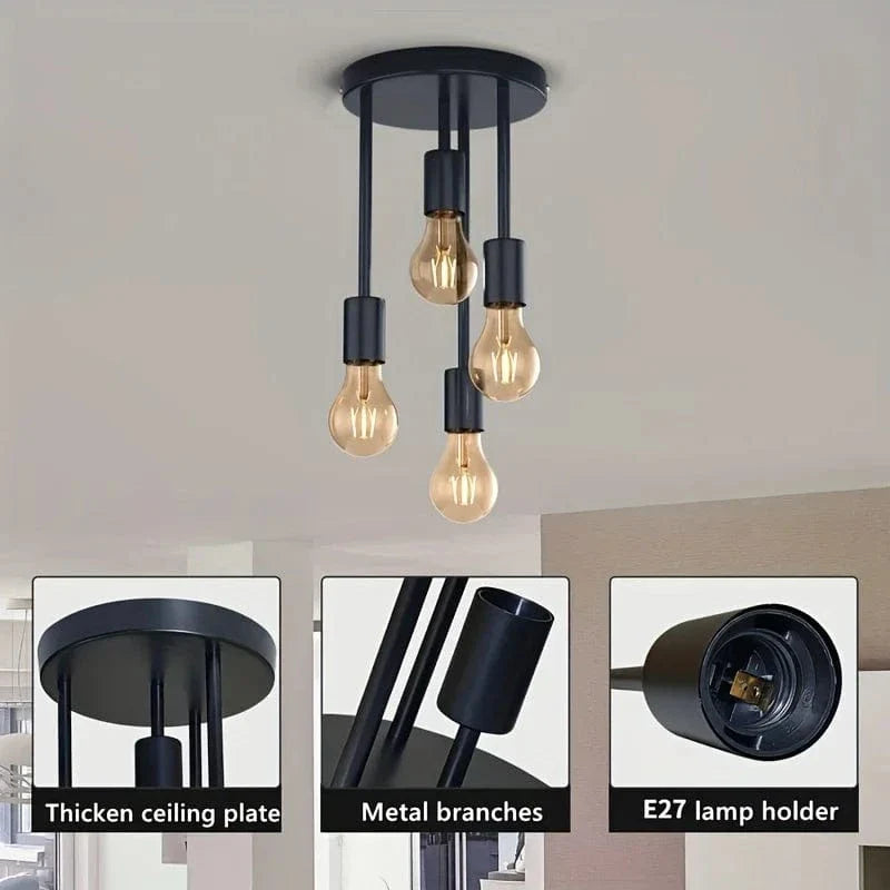 Modern Industrial Surface Mounted Ceiling Light E27 NALANI