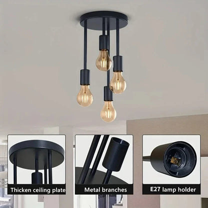 Modern Industrial Surface Mounted Ceiling Light E27 NALANI