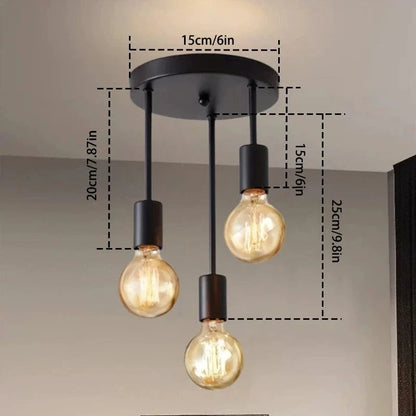Modern Industrial Surface Mounted Ceiling Light E27 NALANI