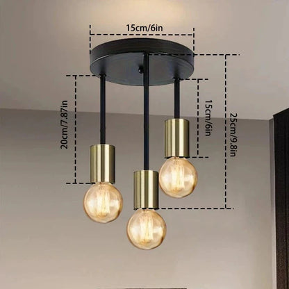 Modern Industrial Surface Mounted Ceiling Light E27 NALANI