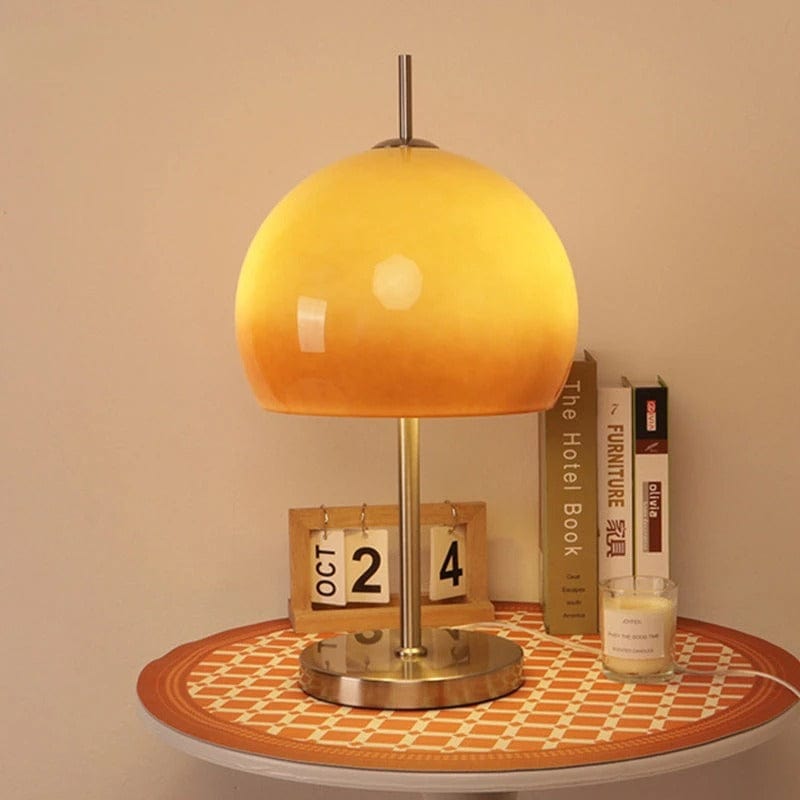 Modern Iron And Glass Table Lamp LED E27 65x20 CM Size NALANI