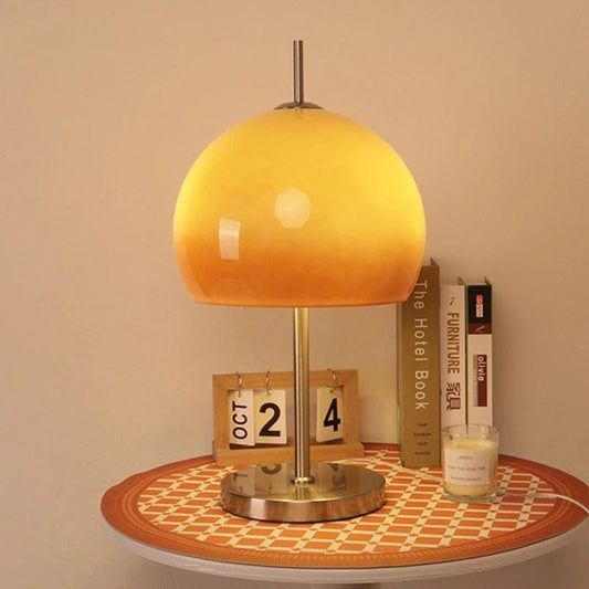 Modern Iron And Glass Table Lamp LED E27 65x20 CM Size NALANI