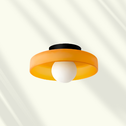 Modern LED Ceiling Light Dimmable Energy Efficient Fixture Orange NALANI