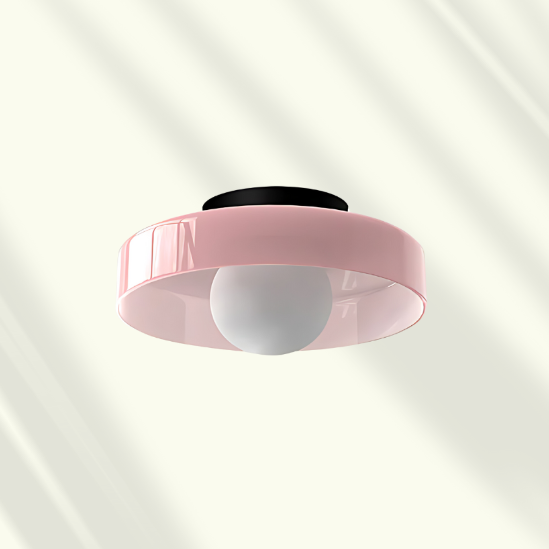 Modern LED Ceiling Light Dimmable Energy Efficient Fixture Pink NALANI