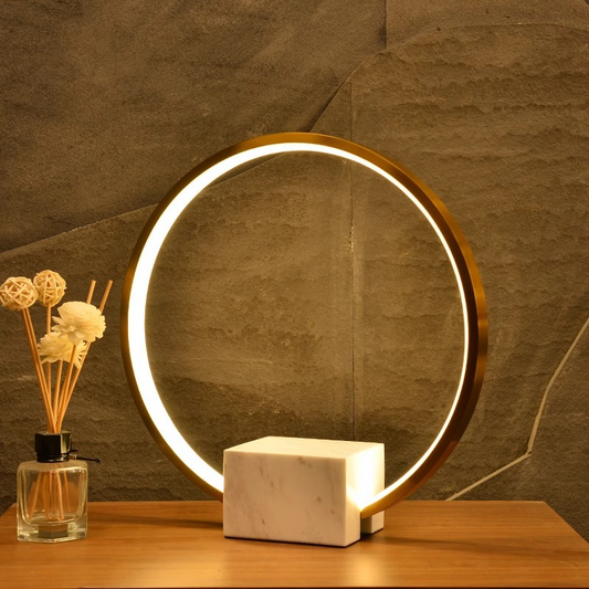Modern LED Circle Table Lamp for Stylish Home Lighting NALANI