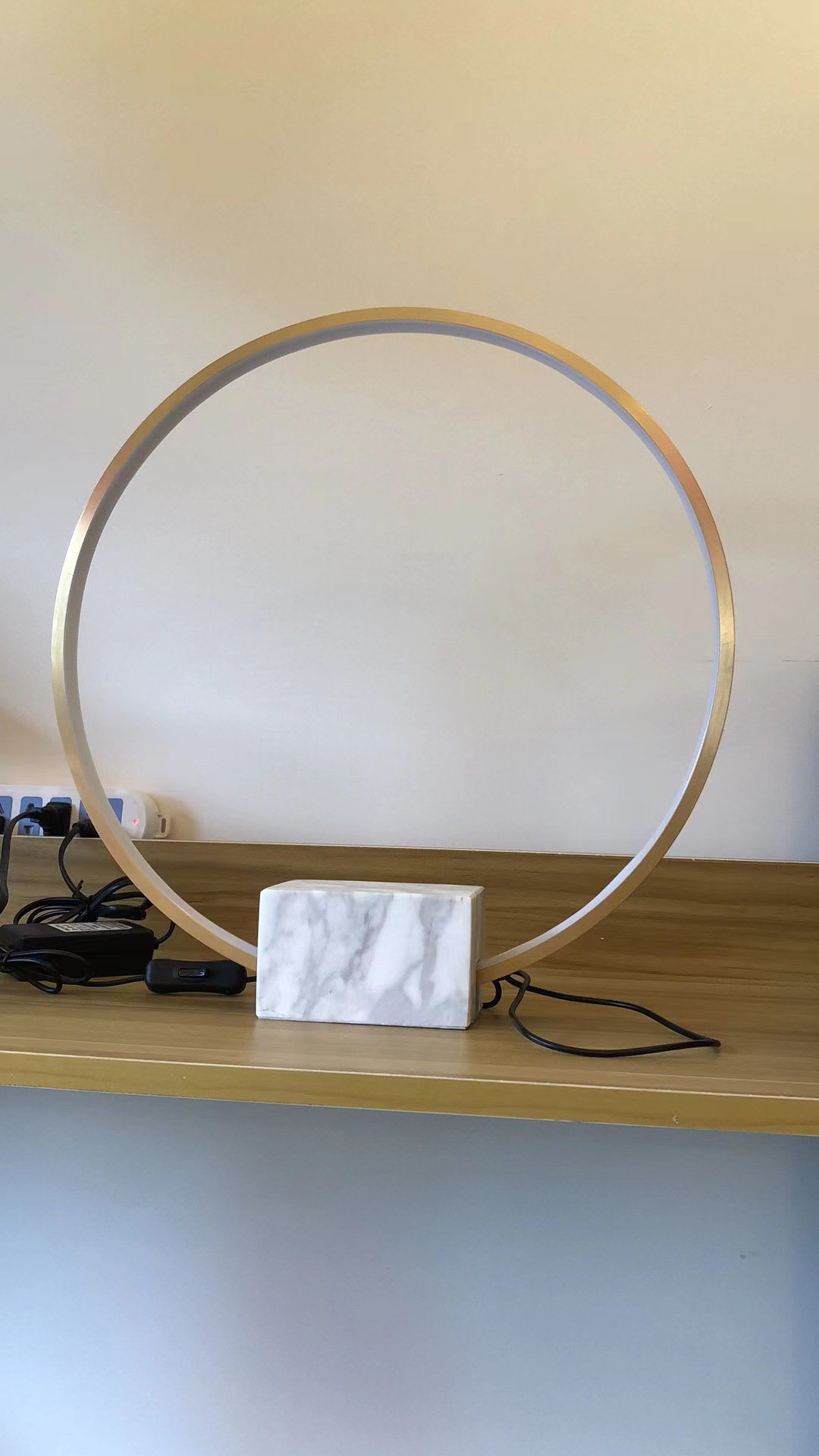 Modern LED Circle Table Lamp for Stylish Home Lighting NALANI