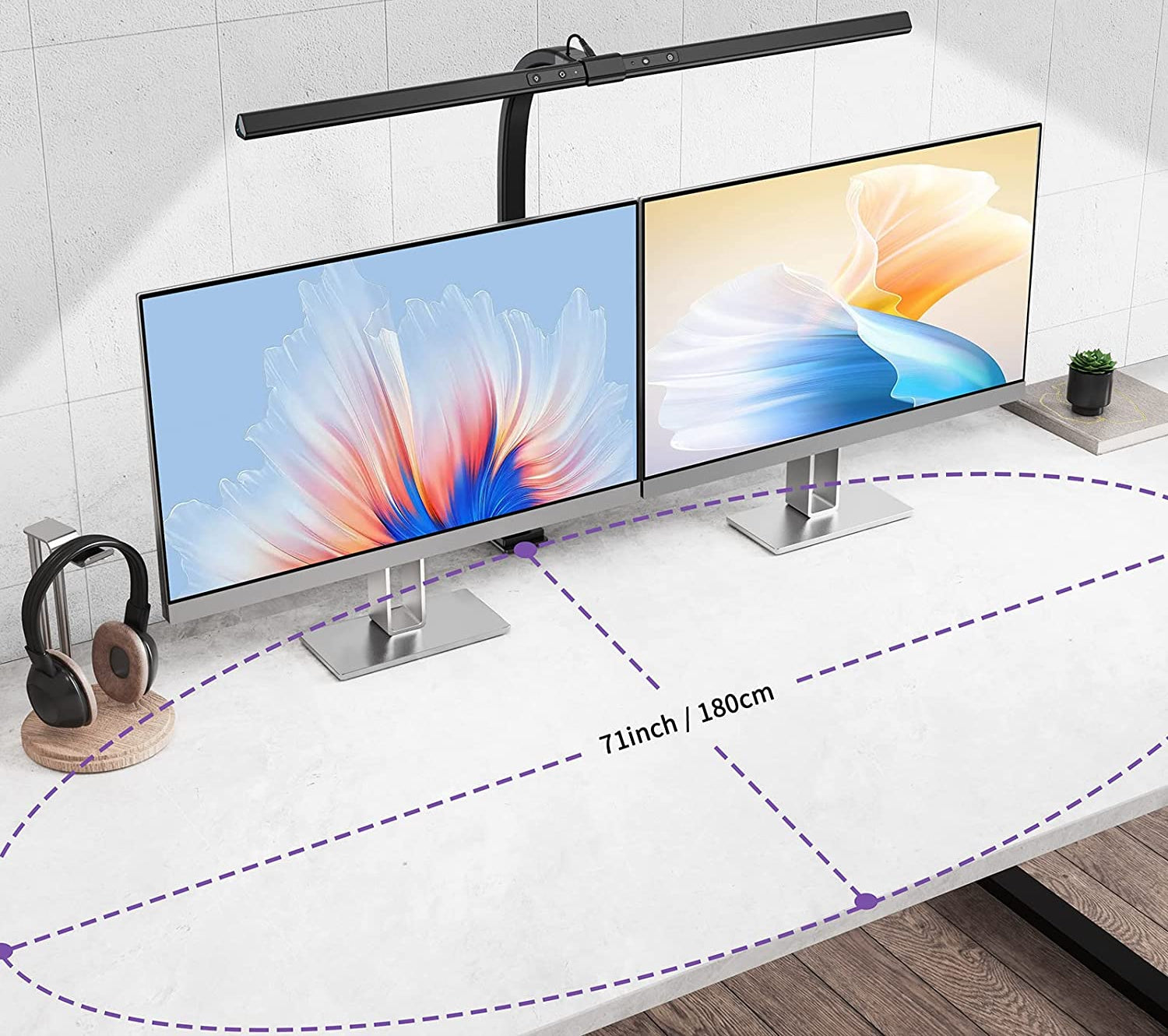 Modern LED Desk Lamp With Clamp For Home Office Efficiency NALANI