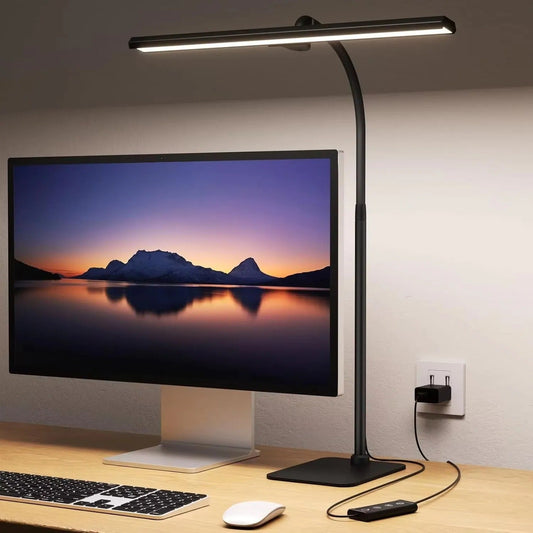 Modern LED Desk Lamp with Flexible Gooseneck and Dimmable Brightness NaLani