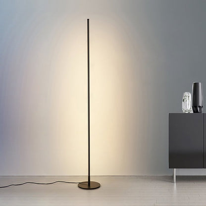 Modern LED Floor Lamp With Remote Dimmable Warm Cool Black NALANI