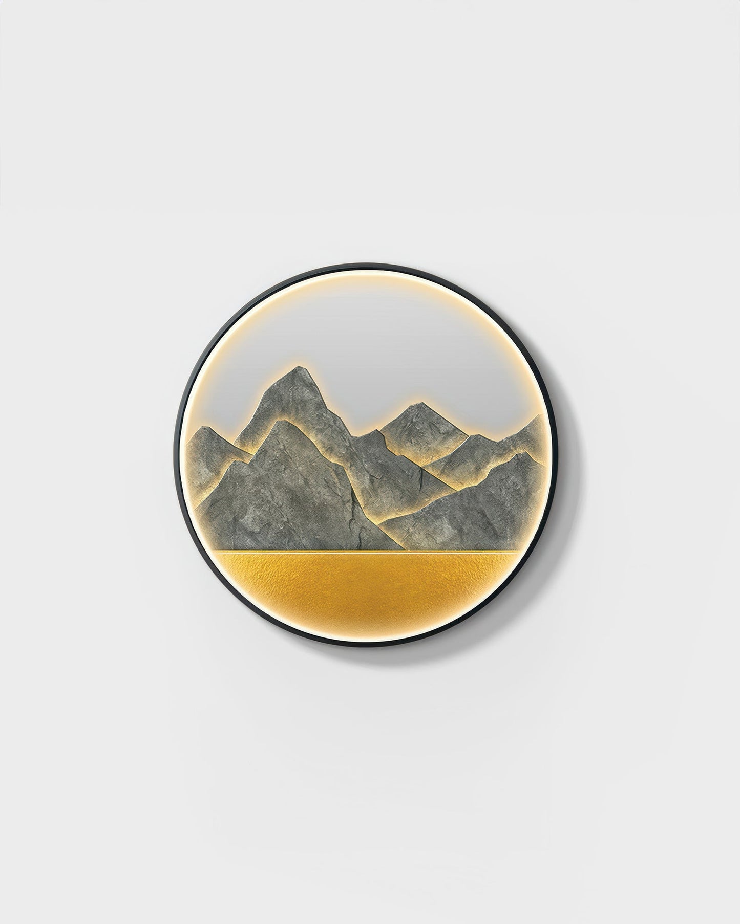 Modern Luxe Mountain Refuge Silhouette Circle Decor Type C NALANI