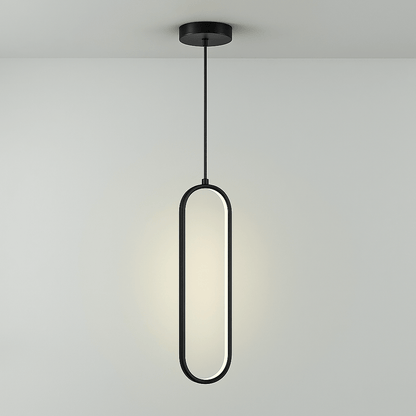 Modern Minimalist LED Pendant Light Single Or Double Head A-Head-Black NALANI