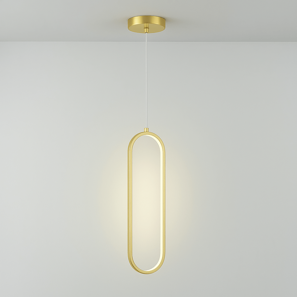Modern Minimalist LED Pendant Light Single Or Double Head A-Head-Gold NALANI