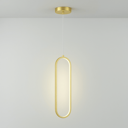 Modern Minimalist LED Pendant Light Single Or Double Head A-Head-Gold NALANI
