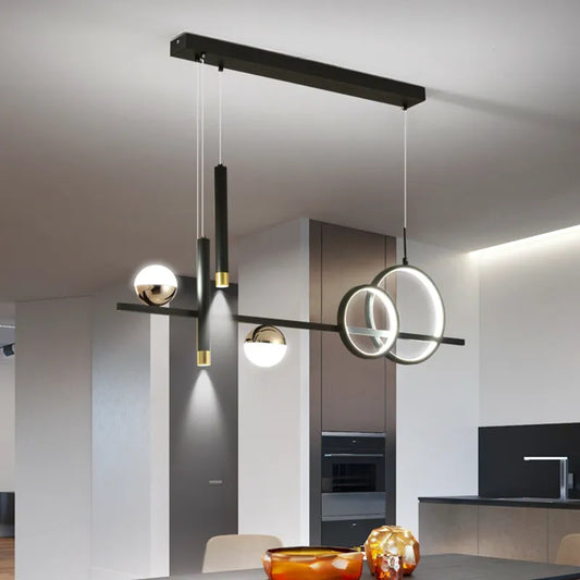 Modern Minimalist LED Pendant Lights With Remote Control NALANI