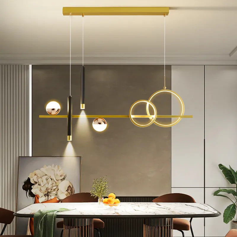 Modern Minimalist LED Pendant Lights With Remote Control NALANI