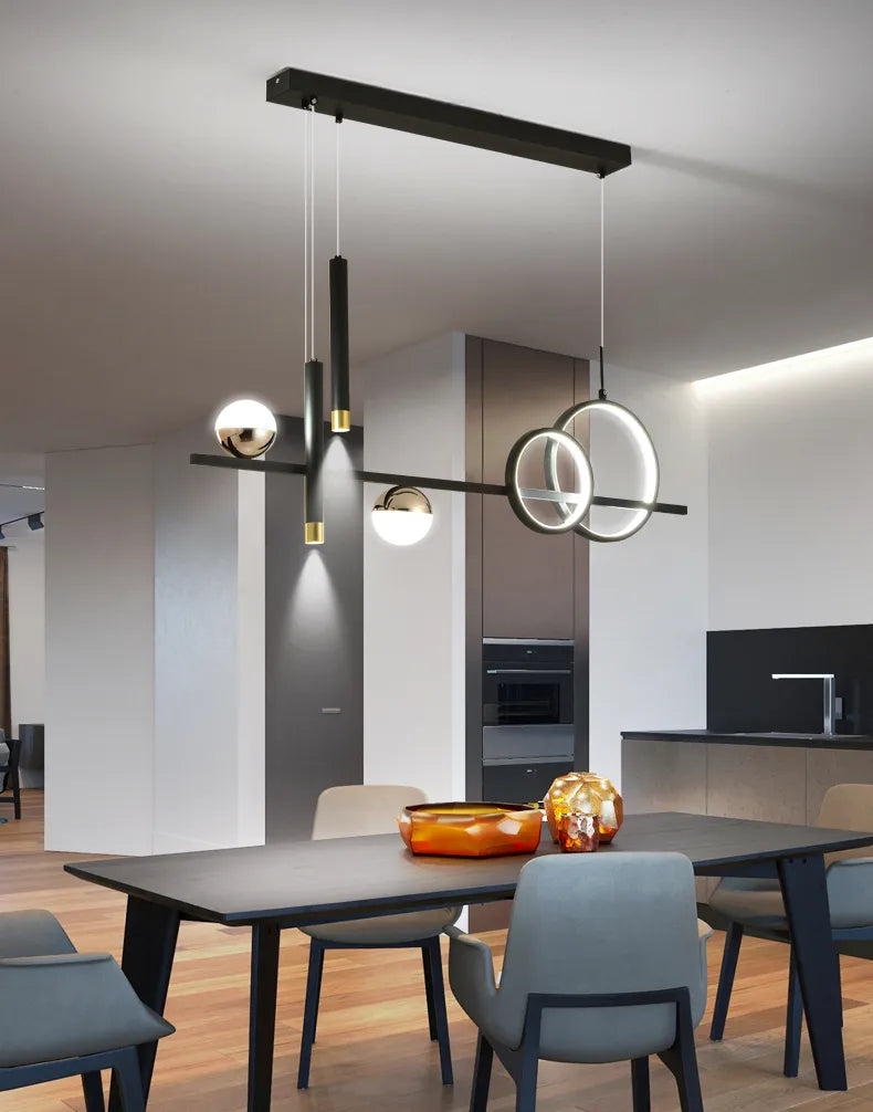 Modern Minimalist LED Pendant Lights With Remote Control NALANI