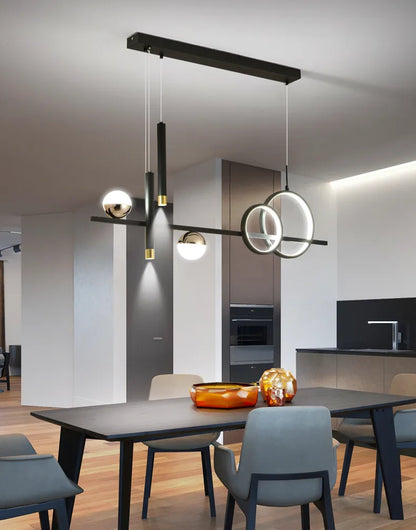 Modern Minimalist LED Pendant Lights With Remote Control NALANI