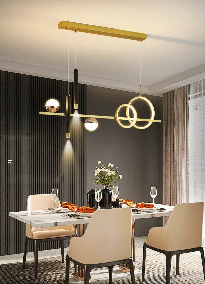 Modern Minimalist LED Pendant Lights With Remote Control NALANI