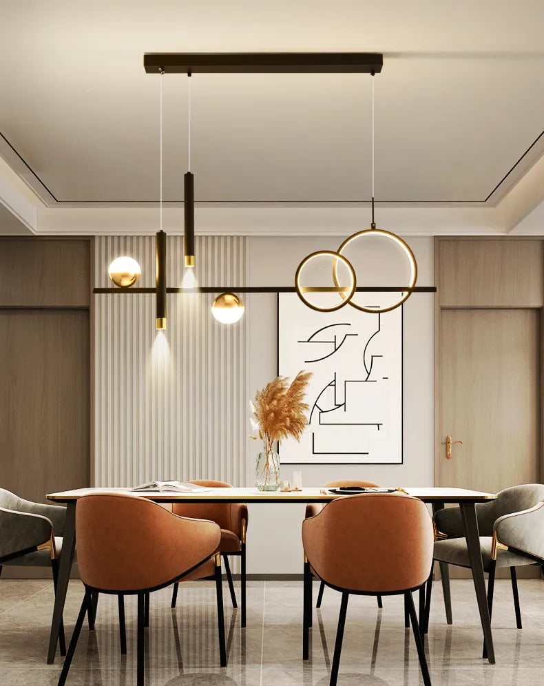Modern Minimalist LED Pendant Lights With Remote Control NALANI