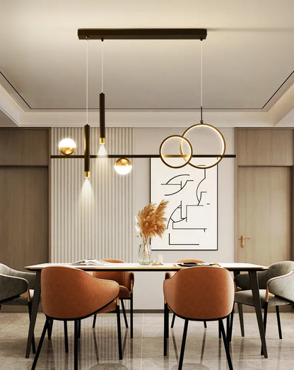 Modern Minimalist LED Pendant Lights With Remote Control NALANI