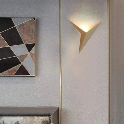 Modern Minimalist LED Wall Light Triangular Design NALANI
