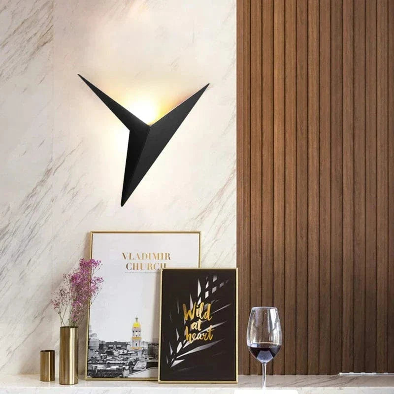 Modern Minimalist LED Wall Light Triangular Design NALANI