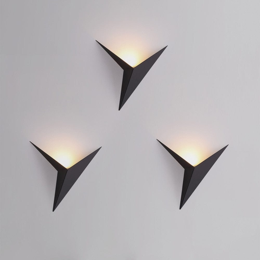 Modern Minimalist LED Wall Light Triangular Design NALANI