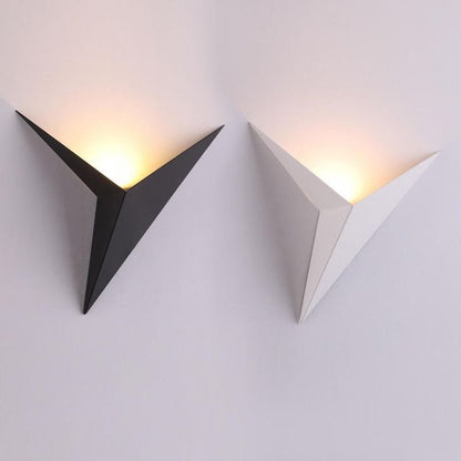 Modern Minimalist LED Wall Light Triangular Design NALANI