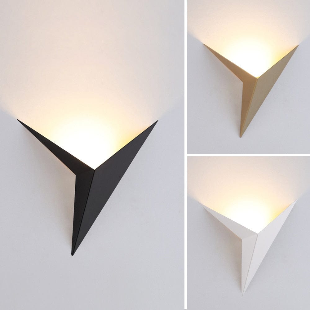 Modern Minimalist LED Wall Light Triangular Design NALANI