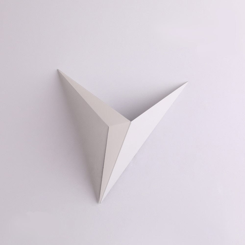 Modern Minimalist LED Wall Light Triangular Design White Cool White NALANI