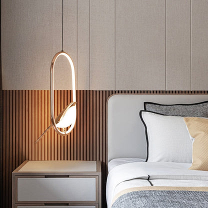 Modern Nordic Bird Pendant Lamp for Elegant Home Decor Oval NaLani